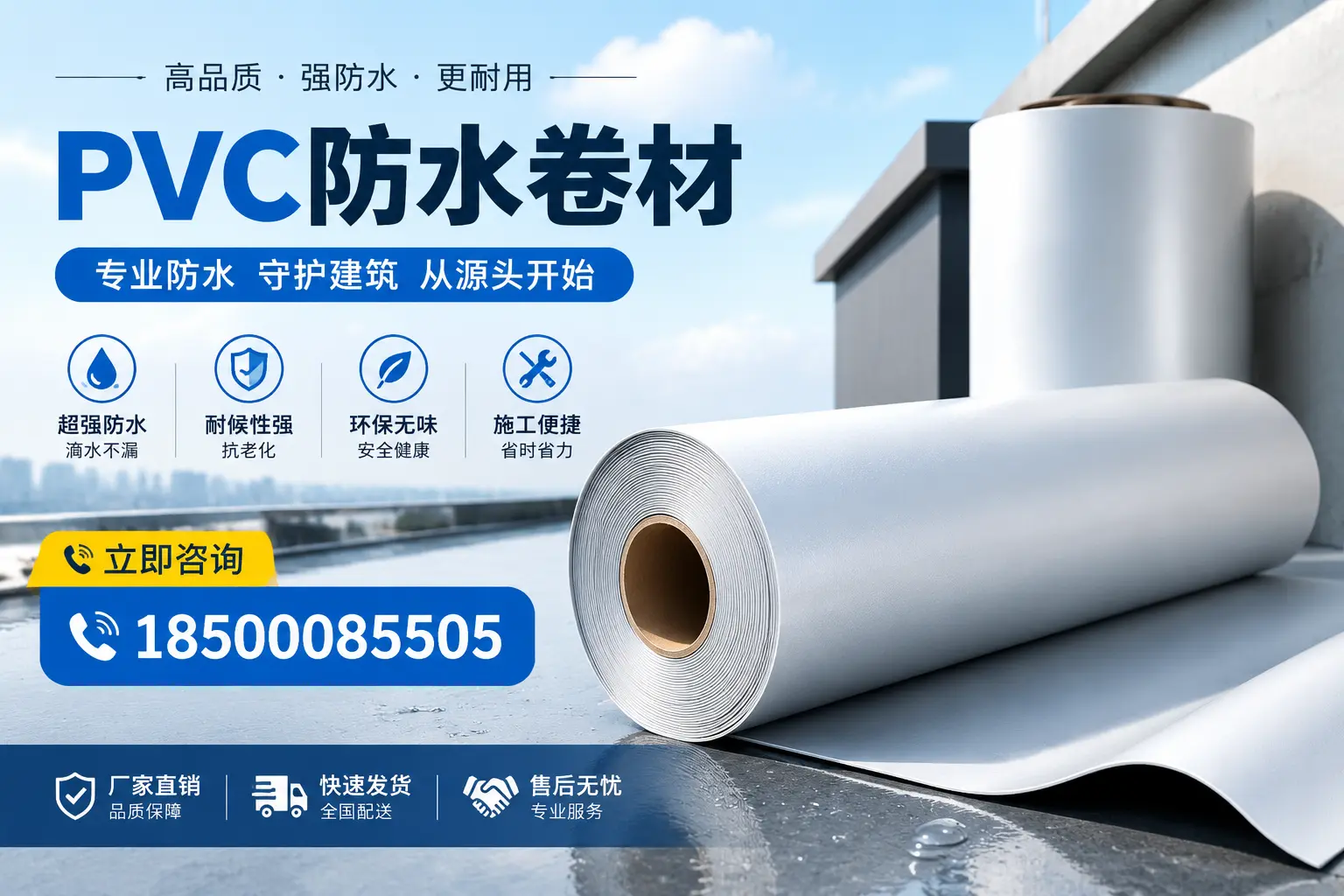 如何评估PVC防水卷材的性价比?自贡消费者必看
